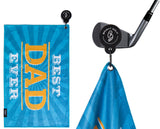 Best Dad Ever Magnetic Golf Towel