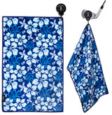 Blue Hawaiian Magnetic Golf Towel