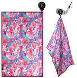 Pastel Flowers Magnetic Golf Towel