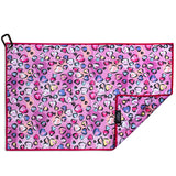 Pink Hearts Golf Towel