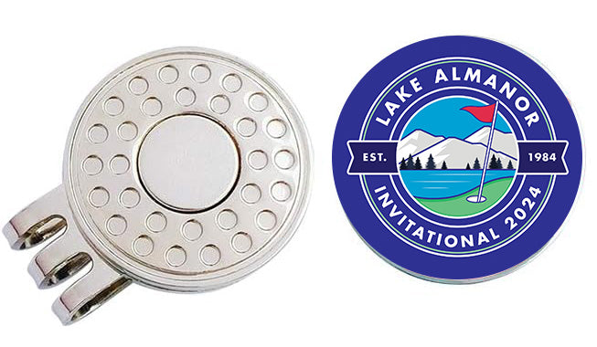 Custom Golf Ball Marker and Magnetic Hat Clip