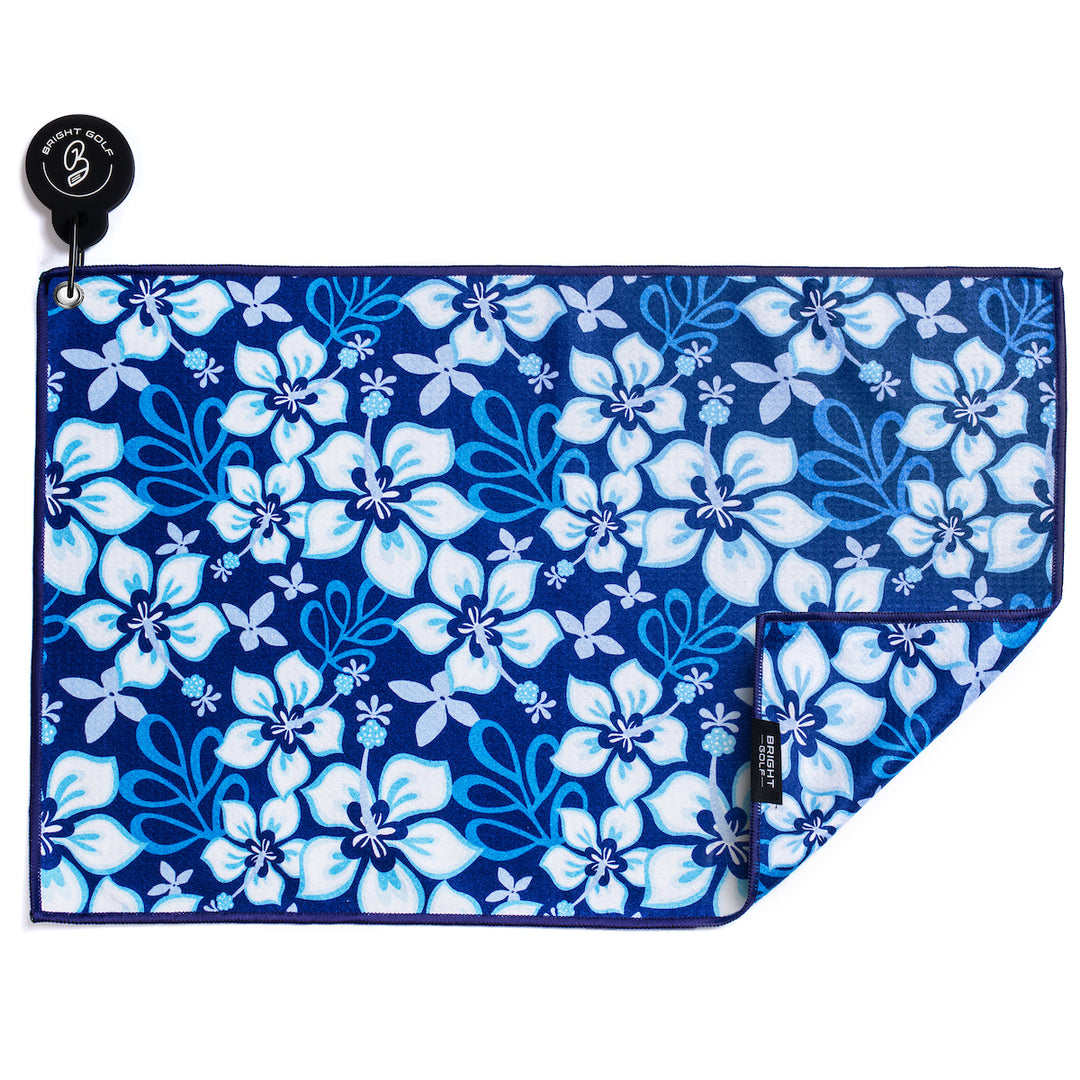 Blue Hawaiian Magnetic Golf Towel