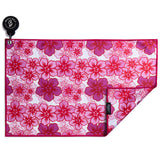 Pink Lei Magnetic Golf Towel