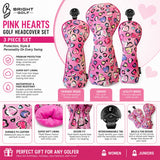 Pink Hearts Club Cover Set