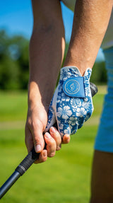 Women's Golf Glove Hawaiian Blue