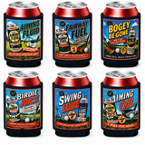 Bright Golf Beer Koolies Pack of 6