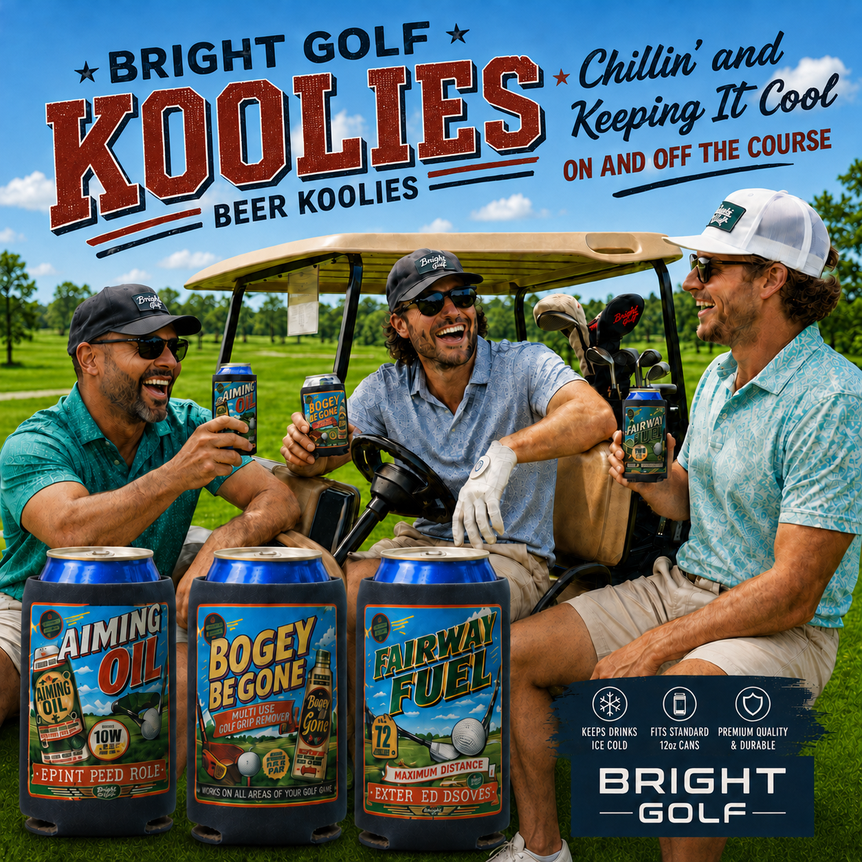 Bright Golf Drink Koolies Lifestyle Image