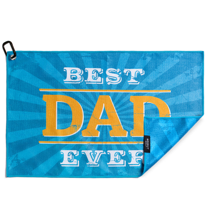 Best Dad Ever Golf Towel