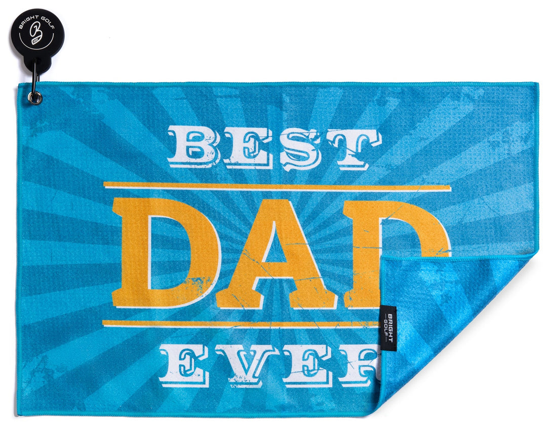 Best Dad Ever Magnetic Golf Towel