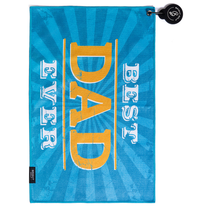 Best Dad Ever Magnetic Golf Towel