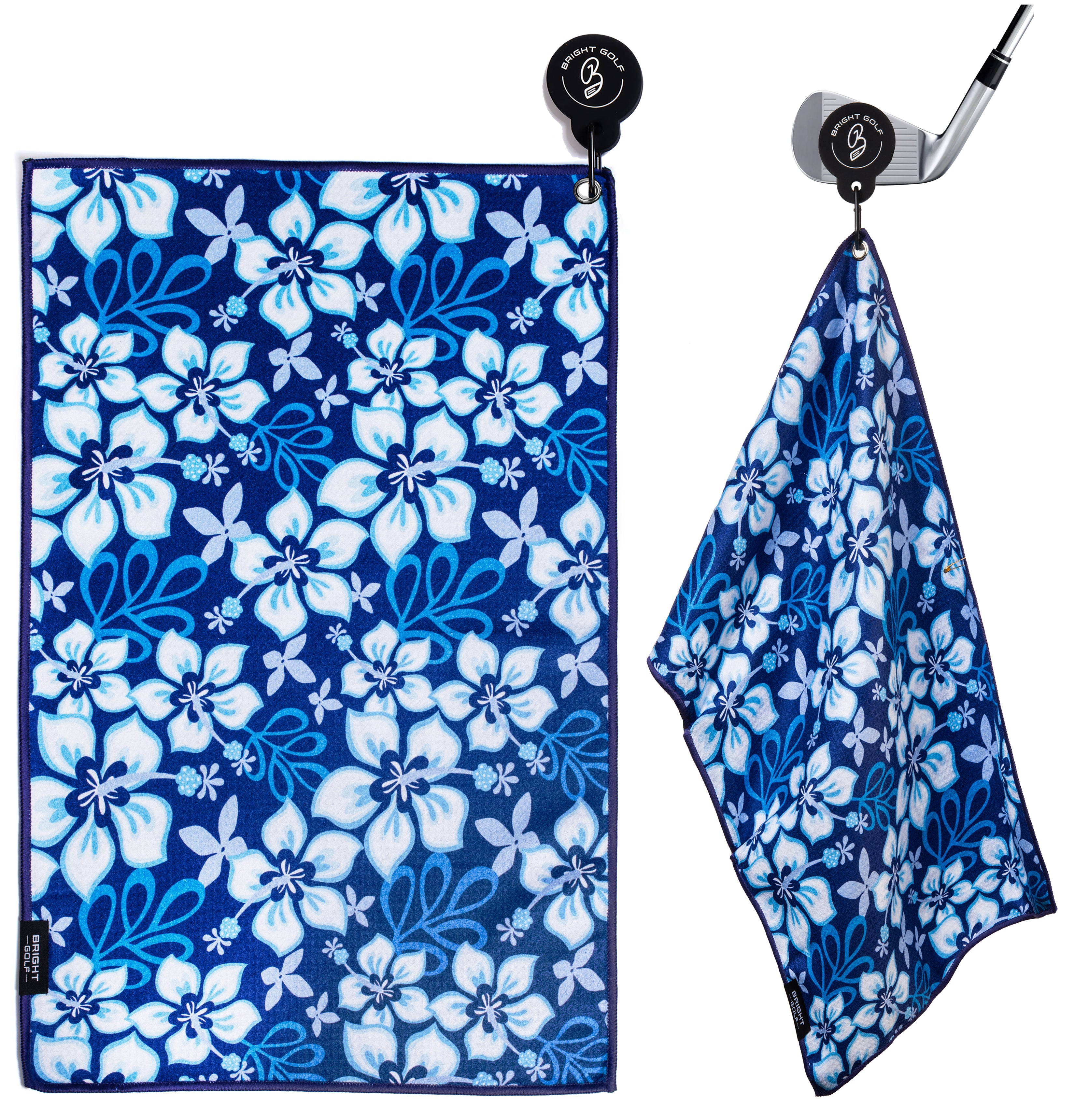 Blue Hawaiian Magnetic Golf Towel