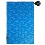 Blue Palm Trees Magnetic Golf Towel