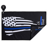 Back The Blue Magnetic Golf Towel