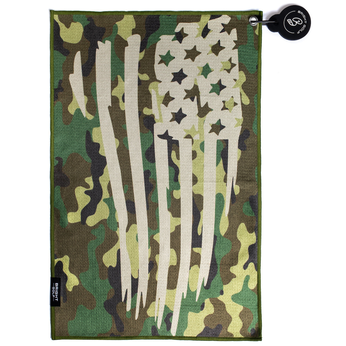 Camo Flag Magnetic Golf Towel