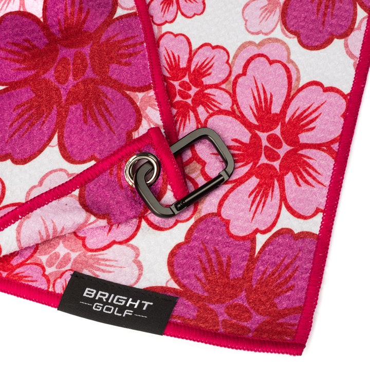 Pink Lei Golf Towel