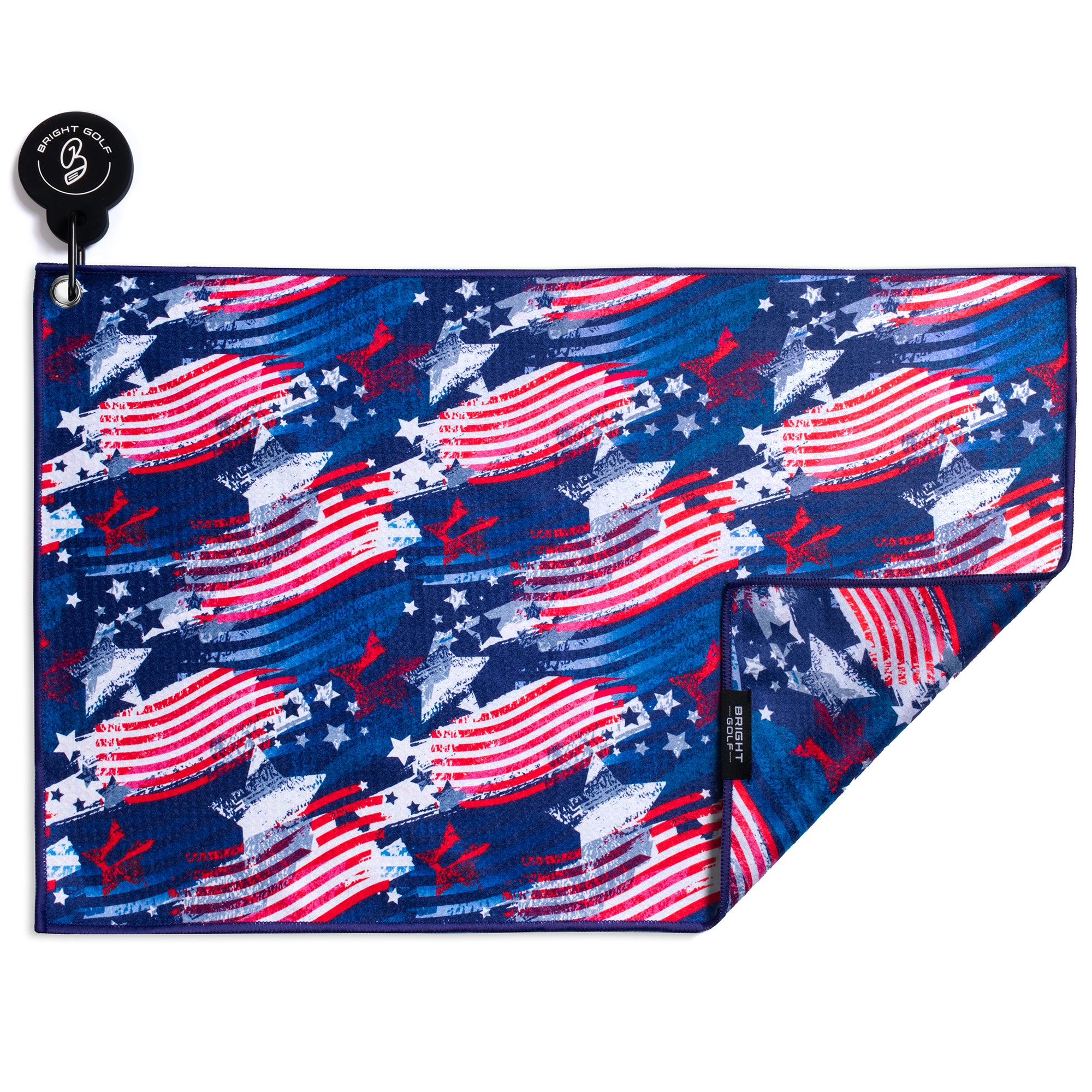 Stars and Stripes Magnetic Golf Towel