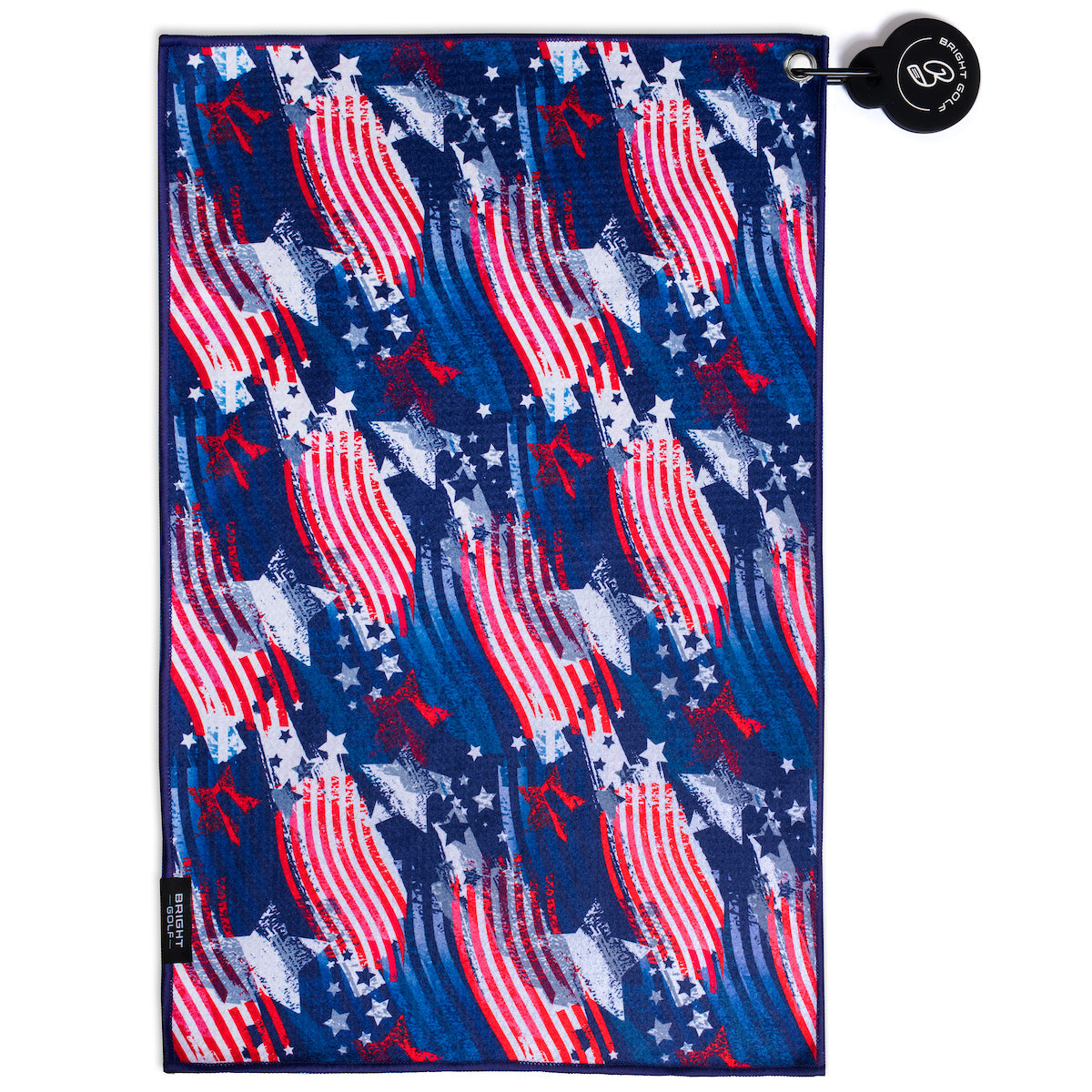Stars and Stripes Magnetic Golf Towel