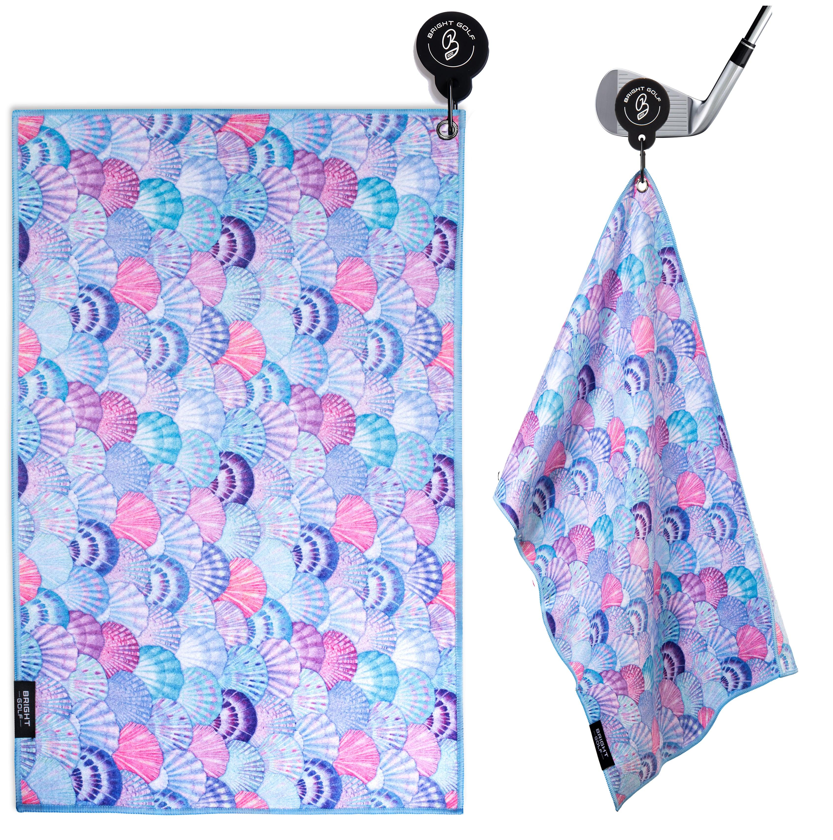 Sea Shells Magnetic Golf Towel