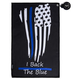 Back The Blue Magnetic Golf Towel