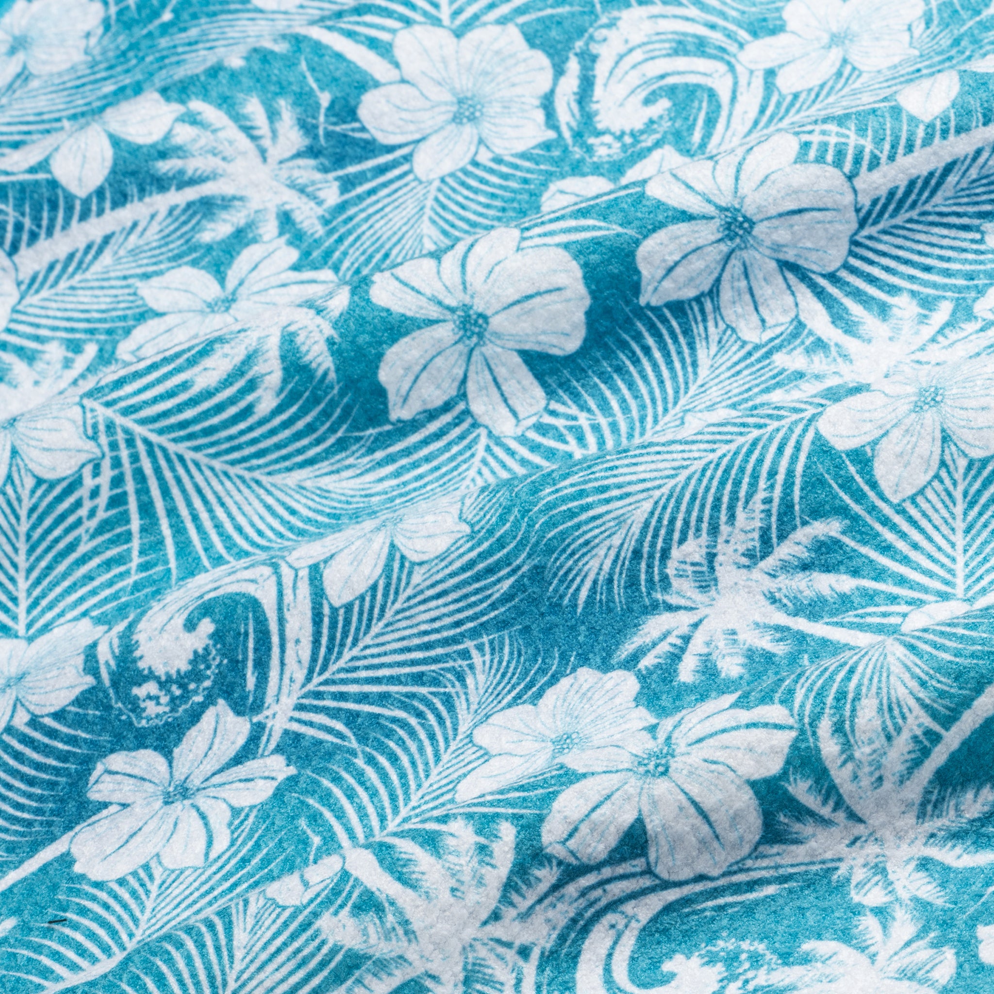 Turquoise Waves Golf Towel