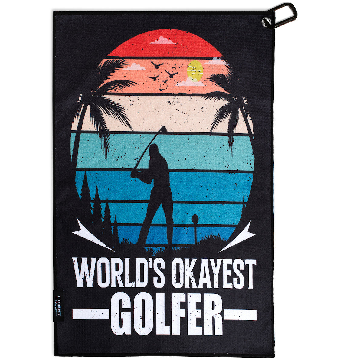 World's Okayest Golfer Golf Towel