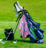 Pastel Flowers Golf Towel