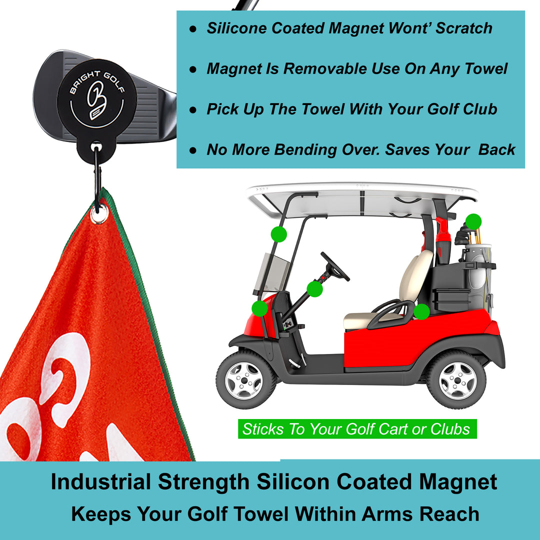 Beer Me Magnetic Golf Towel