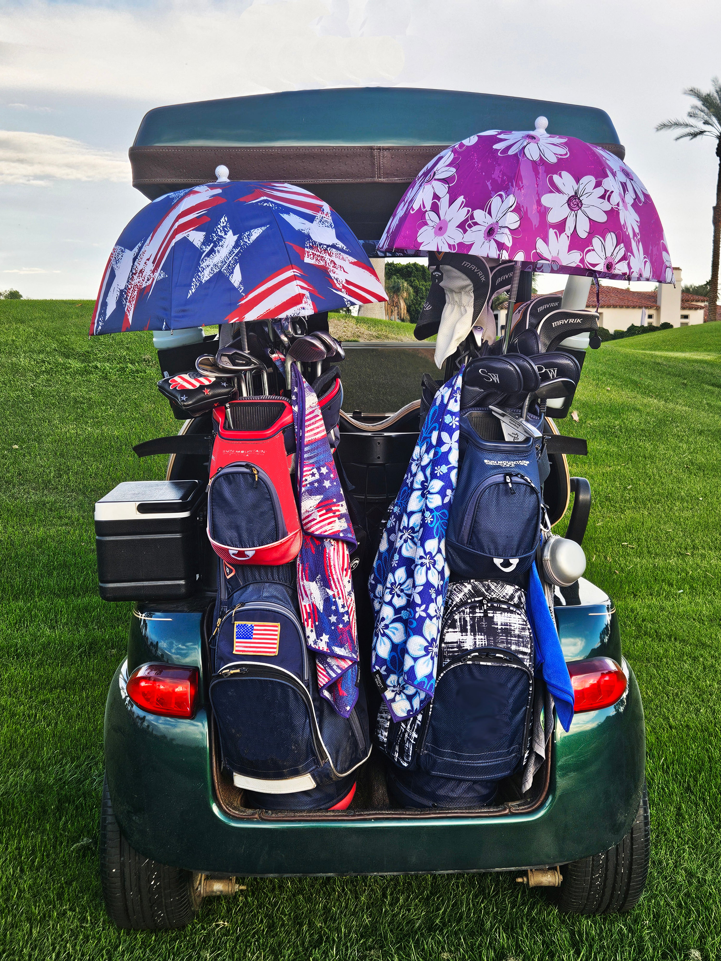 Red, White and Blue Golf Bag Umbrella