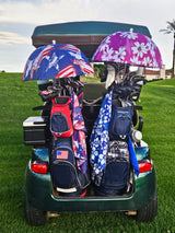 Red, White and Blue Golf Bag Umbrella