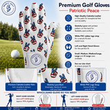 Women’s Patriotic Peace Golf Glove