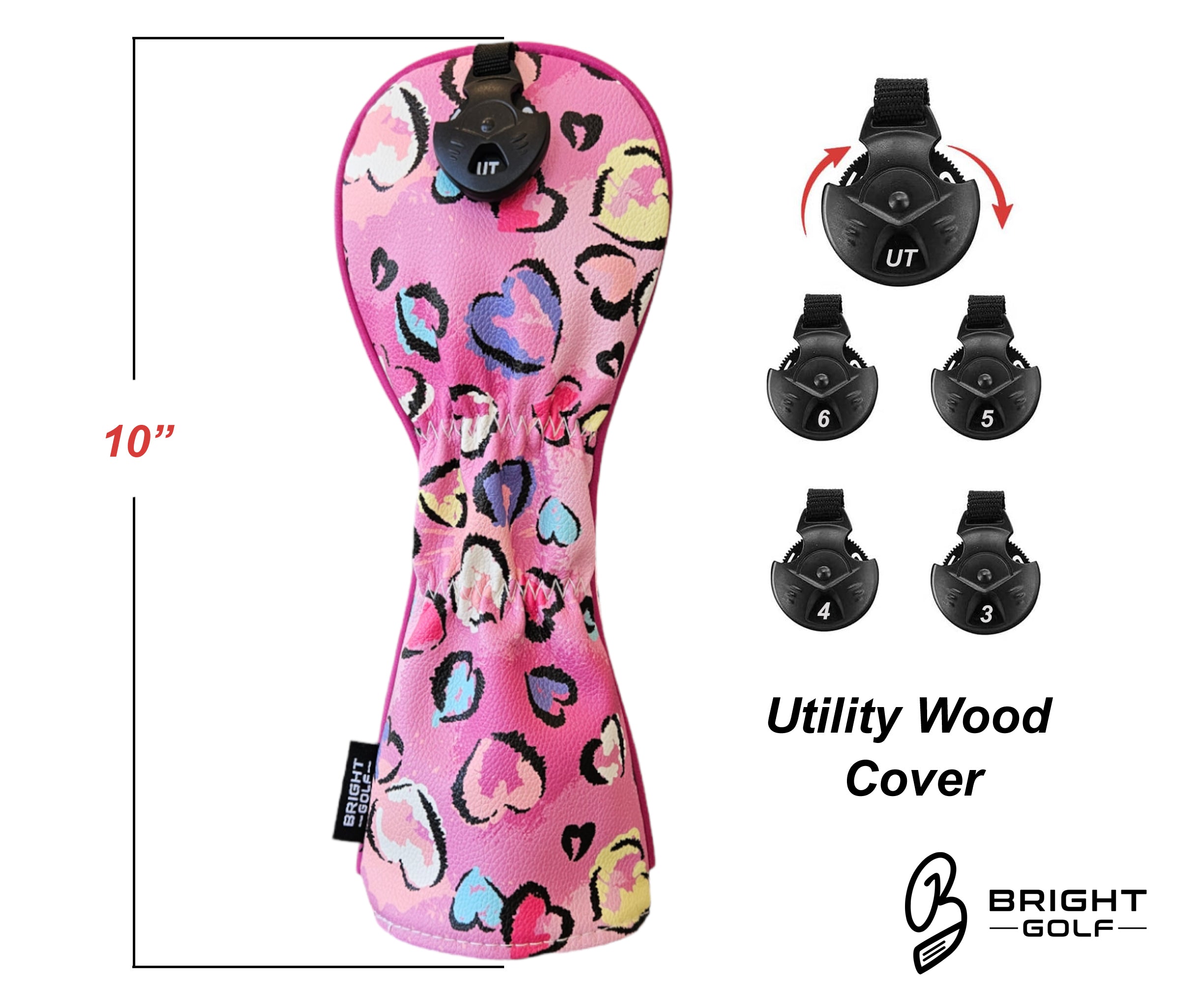 Pink Hearts Hybrid Cover