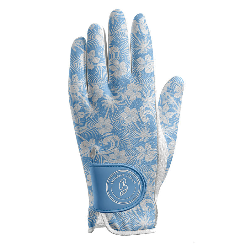 Women's Golf Glove Blue Waves