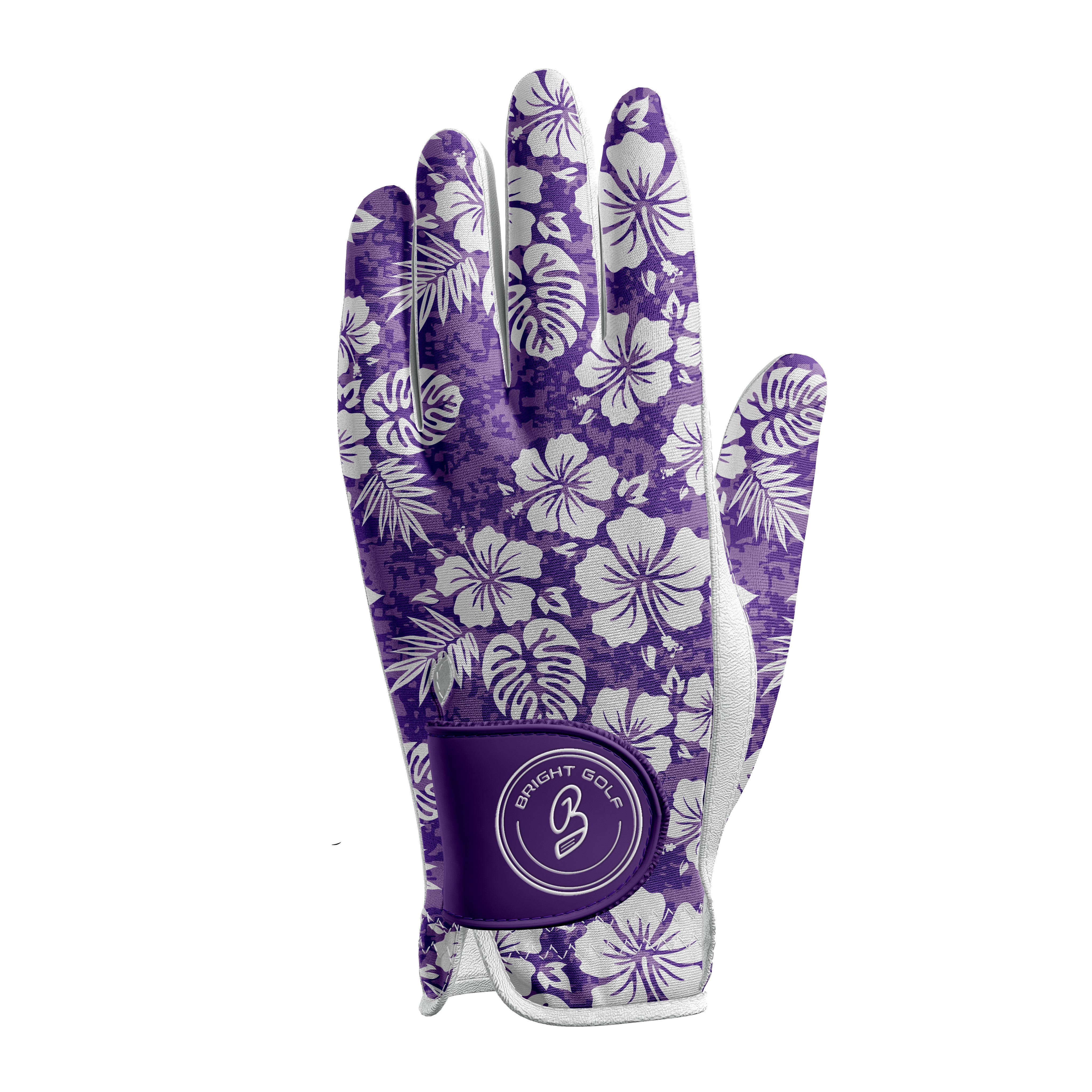 Women's Golf Glove Hawaiian Purple