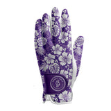 Women's Golf Glove Hawaiian Purple