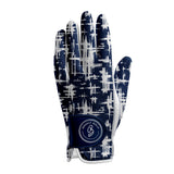 Women's Golf Glove Blue Plaid
