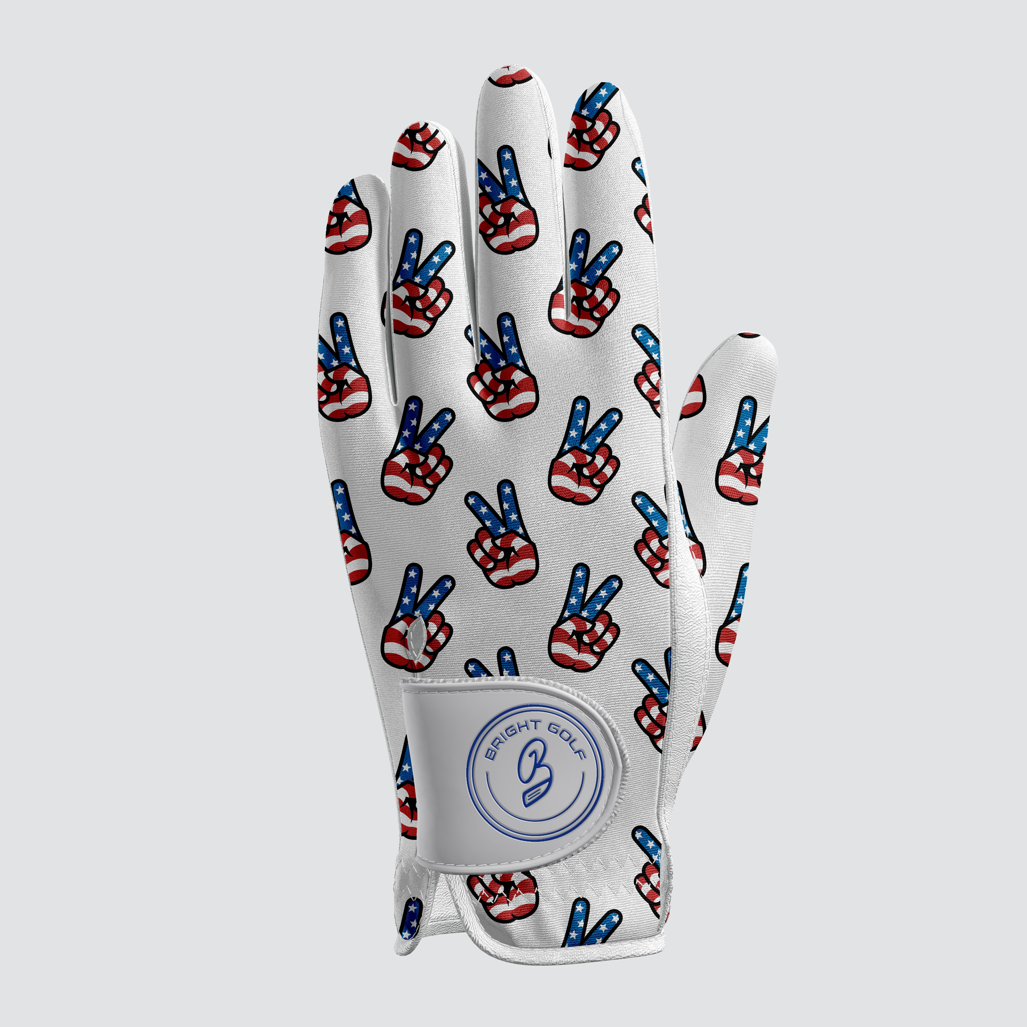 Women's Golf Glove Patriotic Peace