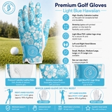 Women's Golf Glove Hawaiian Light Blue